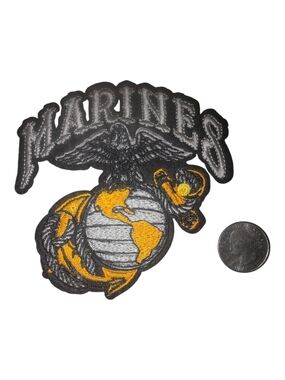 US Marines Embroidered Iron On Patch